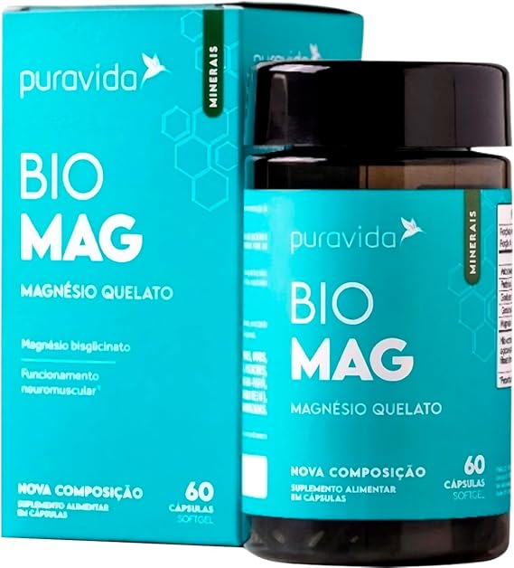 Solução curada: BIO MAGNESIO 1200 MG 60 CAPS PURAVIDA | SAÚDE ÓSSEA + DENTAL + MUSCULAR